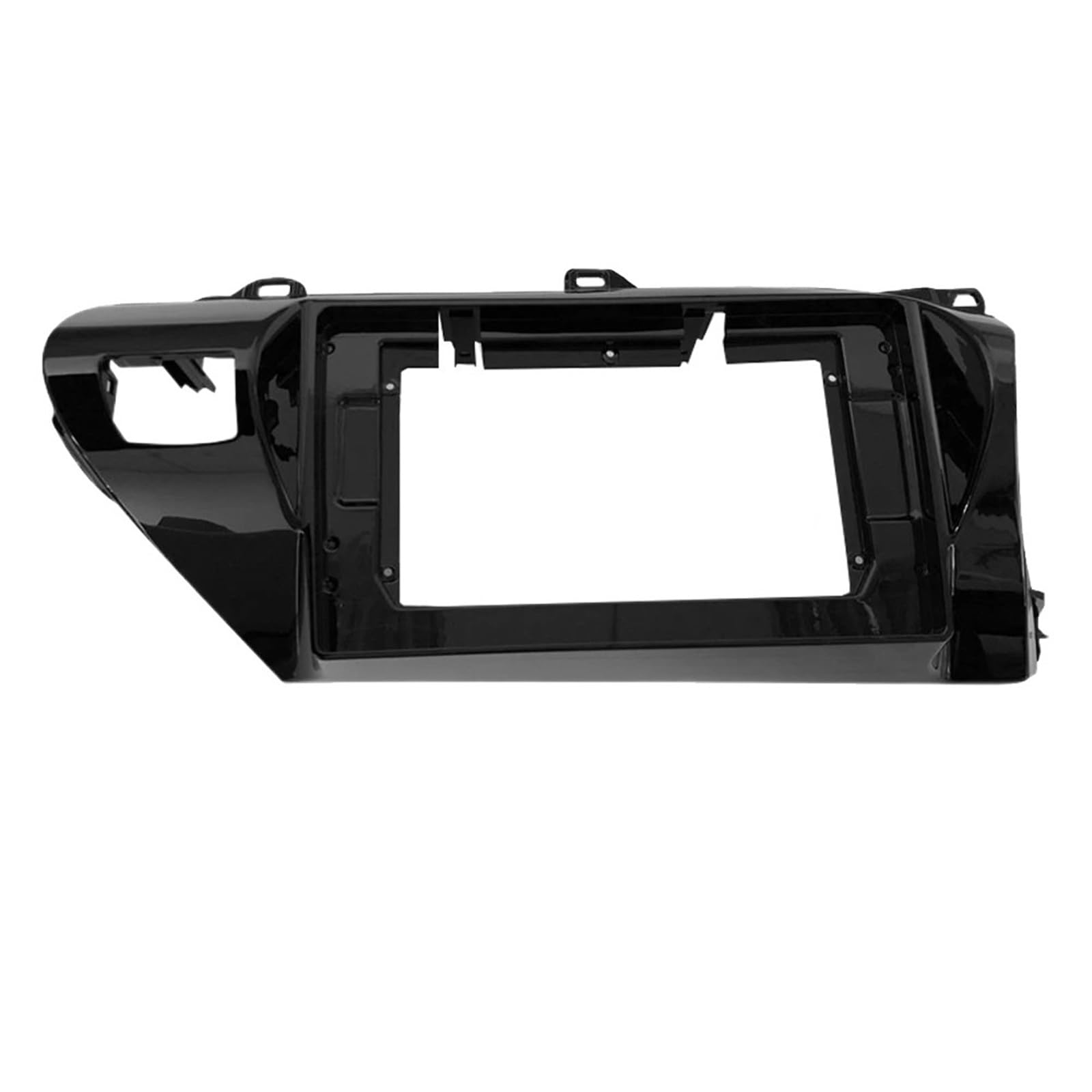 JKELPV Car Radio Frame Kit Fit For TOYOTA REVO HILUX 2014-2019 MP5 Stereo Player 10.1 INCH Car Radio Fascia Double Din Frame DVD Panel Radio adapter(Only frame right)