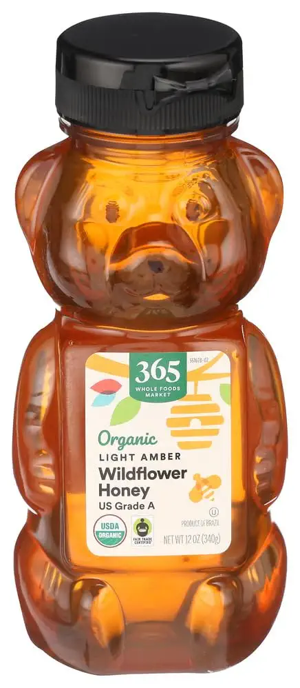 Organic Light Amber Wildflower Honey, 12 Ounce