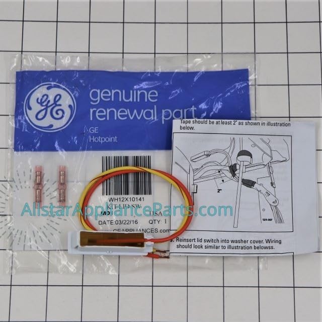 WH12X10141 Washing Machine Lid Switch Assembly