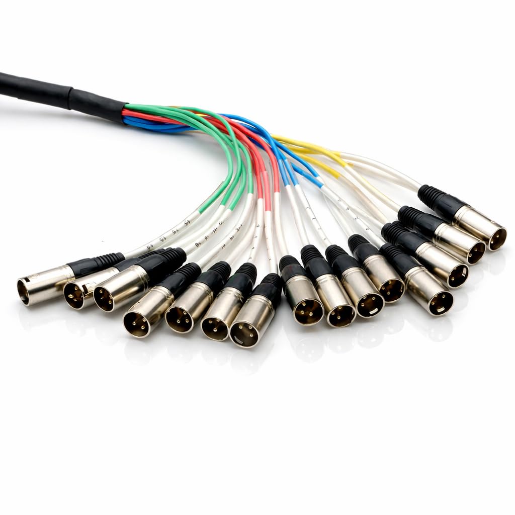 Amazon.co.jp: Seismic Audio - 16チャンネル XLR スネークケーブル