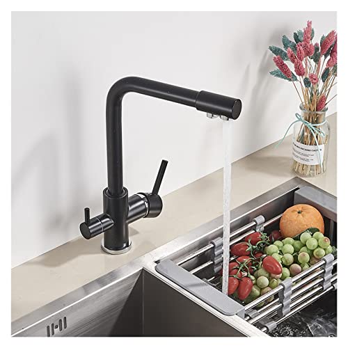 Grifo de cocina de agua pura para eliminar botellas plásticas con filtro de 3 vías integrado 5