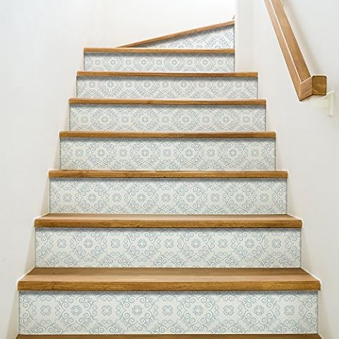 PLAGE Vinyl Stair Stickers, Blue Cover