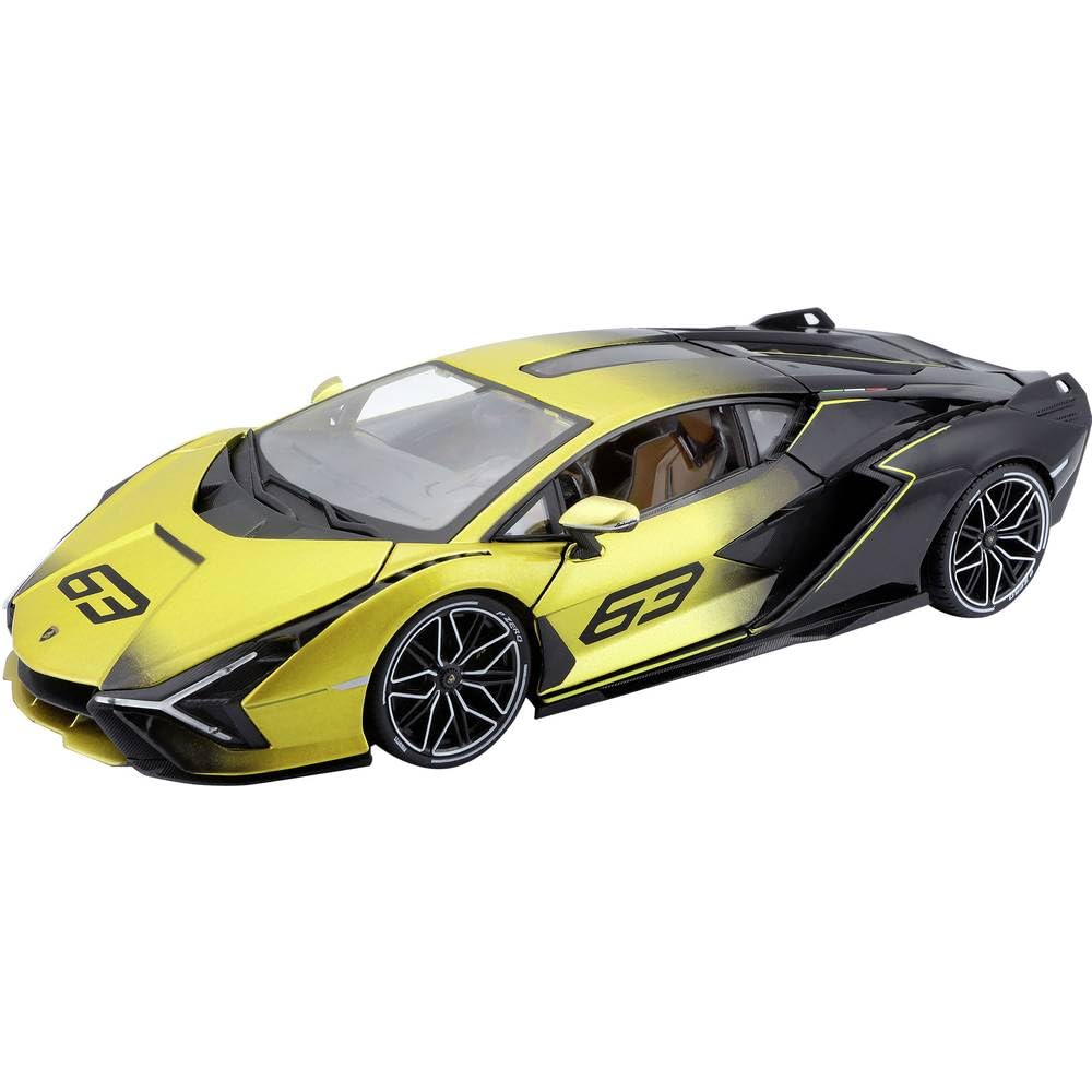 Amazon.com: Bburago B18-11100 Lamborghini SIAN FKP 37 1:18 Die