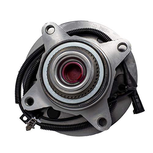 [Set Of 2] Longgo 515119 Front Wheel Bearing And Hub Assembly For 4Wd 2009 2010 F-150 F150 F 150 | Not For Heavy Duty Payload Models | 6 Lugs W/Abs | 45 Splines #TOP2