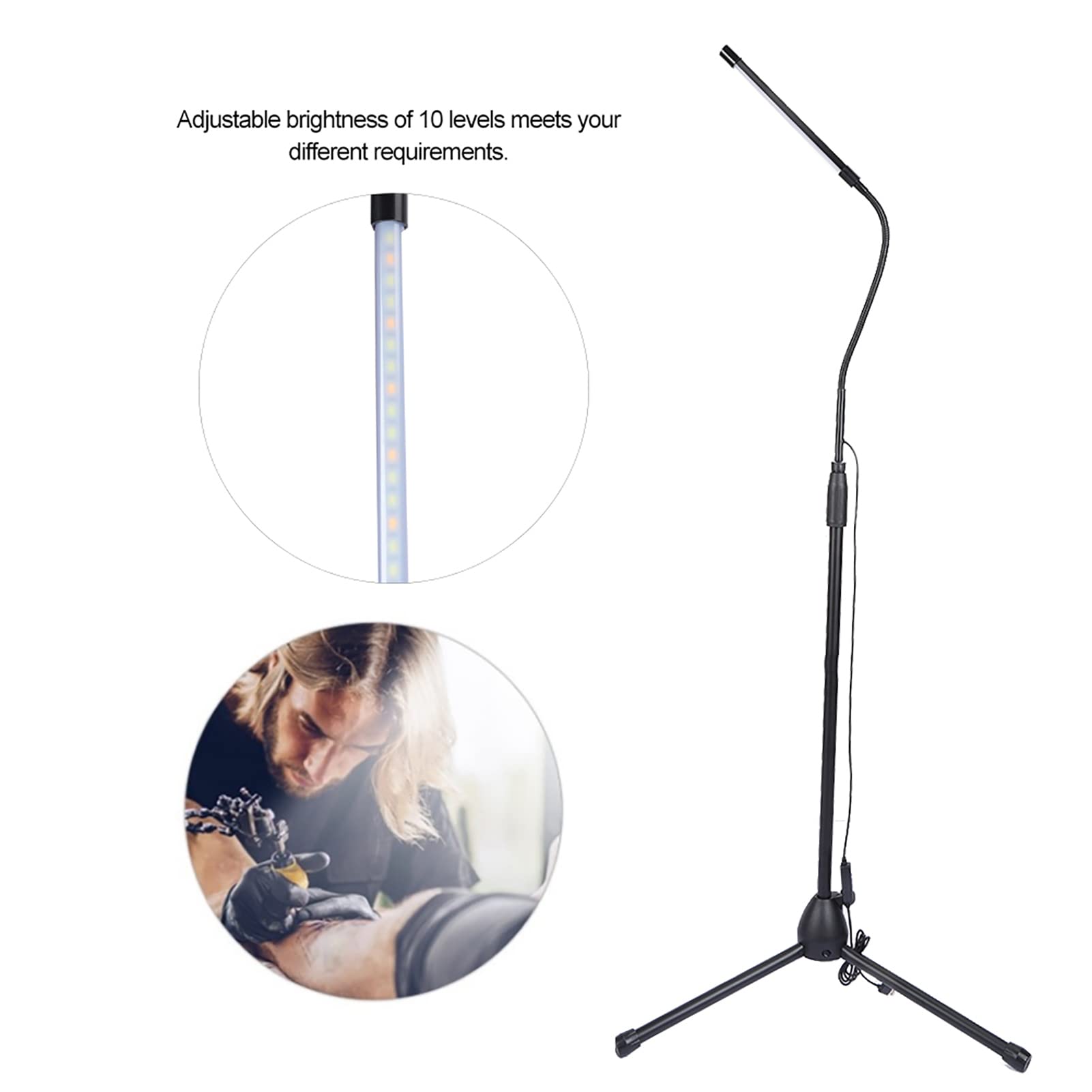 Amazon.co.jp: 10Wデスクランプ、LEDネイルアートデスクランプ、調整