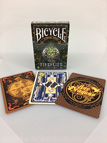 Bicycle Fireflies | Glühwürmchen, Pokerkarten, Playing Cards, Spielkarten + 3 ''Look & Feel''-Karten, Juniardi Satyanagara, Exklusives Siegel, Cardistry, Poker, Pokerdeck, Kartenspiel – Bild 6