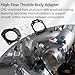 StarTechAutoThrottle Body Adapter RBC to PRB Pattern CNC Machined Aluminum with Anodized Finish Compatible with Honda Acura B to K-Series