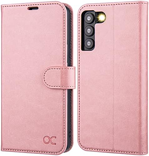 OCASE Compatible with Samsung Galaxy S22 Case, Premium PU Leather Wallet Phone Case with [RFID Blocking][Card Holder][TPU Inner Shell] Shockproof Flip Cover for Samsung Galaxy S22 5G 6.1 Inch,Black