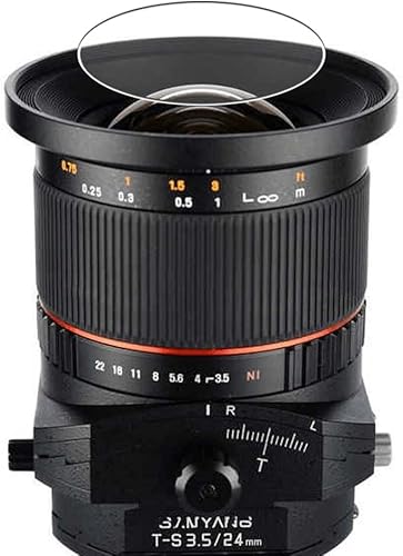 Paquete de 3 protectores de pantalla, compatibles con SAMYANG T-S de 0.945 in F3.5 ED AS UMC TPU Guard (no protectores de vidrio templado)