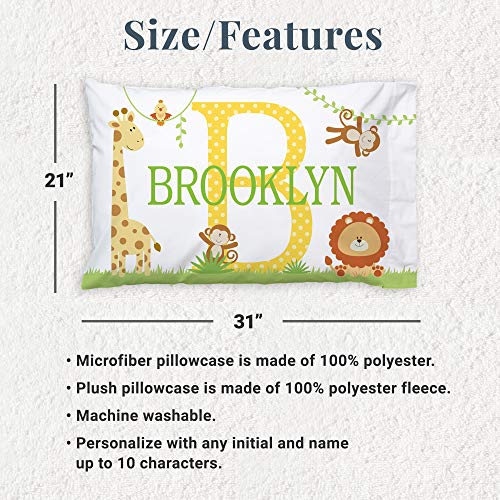 Let's Make Memories My Own Name Pillowcase, Personalized with Name, Polyester, Plush Fleece - Sports - Image 6