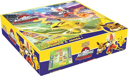 Pokémon Jeu de Cartes à Collectionner Académie de Combat du JCC Pokémon Pyrobut V Pikachu V et Évoli V - vue 2