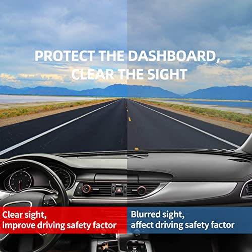 BERKSYDE Dashboard Dash Mat Cover Leather Dashboard Pad Sun Protection Anti-Vertigo Mat Blanket Compatible for 2016-2021 Honda Civic by BERKSYDE - Image 3