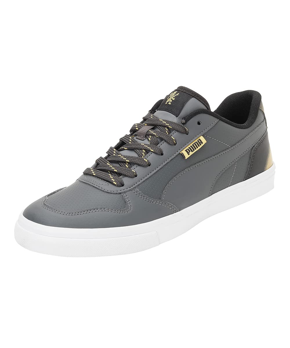 Puma Mens X RCB Challenger Dark Shadow-Black-Team Gold Sneaker - 7 UK (10740301) (B09VDDR1F7) Amazon Price History, Amazon Price Tracker