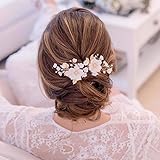 Geeignet für Braut, Brautjungfern oder Blumenmädchen. Es handelt sich um eine kurze Haarrebe, sie ist einfach, aber elegant. Das Produkt macht eine gute Arbeit bei der Fellpflege Ihrer Frisur, es nimmt nicht zu viel von Ihrem Kopf auf, weil das Produkt zu groß ist, es ist absolut perfekt. Handgefertigtes Braut-Haarteil mit Kristall für Hochzeit, Party und Abend