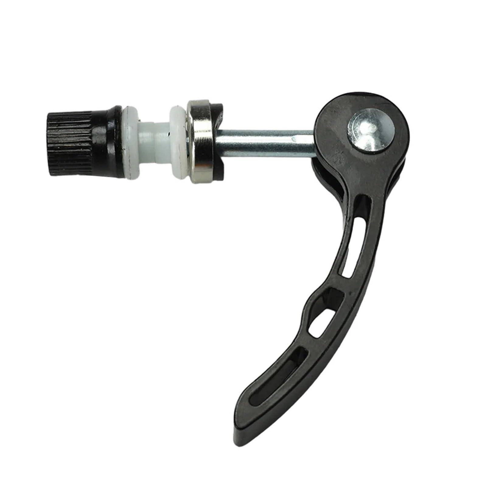 BPABDEITR Bike seat quick release lever, Aluminum Alloy Bicycle Seat Quick Release Clamp Multicolor M6 M8 45-65mm(Black,M6x45mm)