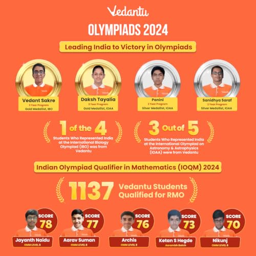 Image of Vedantu IOQM / Pre RMO Mathematics Book for Class 8-12 | Indian Olympiad Qualifier in Mathematics Guide | Topic-wise Theory, PYQs & 2500+ Solved Questions | 2025 Edition | Olympiad Prep Book