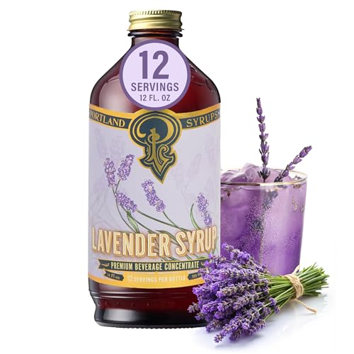 Portland Syrups Lavender Syrup - Premium Beverage Concentrate for Delicious