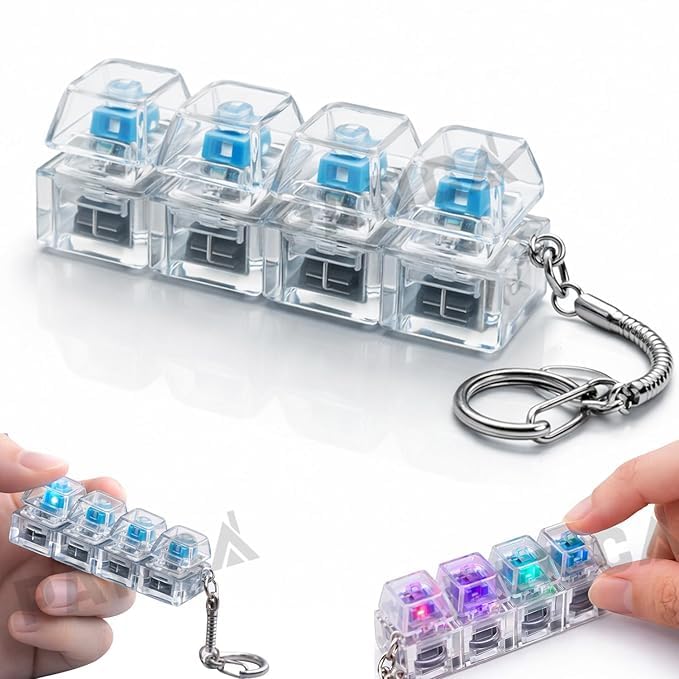 piano keyboard keychain which blinks light when press the button.-image-35