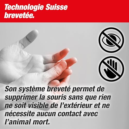 SWISSINNO Piège à Souris No See No Touch Capture sans Contact réutilisable – vue 6