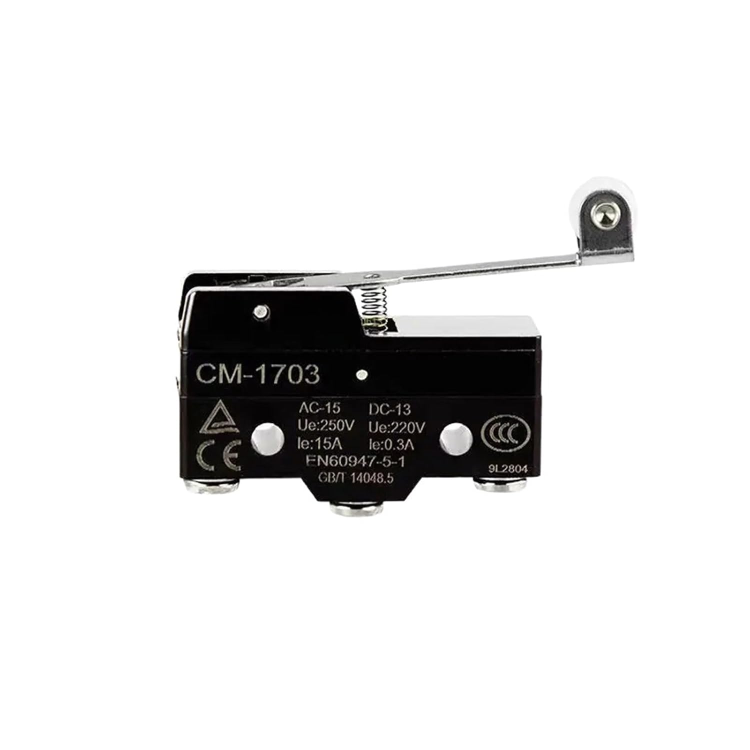 Electrical CM Micro Switch CM-1703 Horizontal Limit Travel Switch Self Resetting Long Handle Roller(CM-1703N)