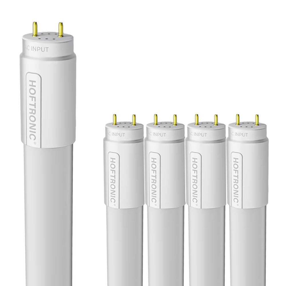 HOFTRONIC - Lot de 5 tubes LED 150cm - 24 Watt 2460 Lumen (110lm/W) - T8 G13 - Tube LED sans scintillement - 3000K blanc chaud Tube lampe - Durée de vie : 30.000 heures