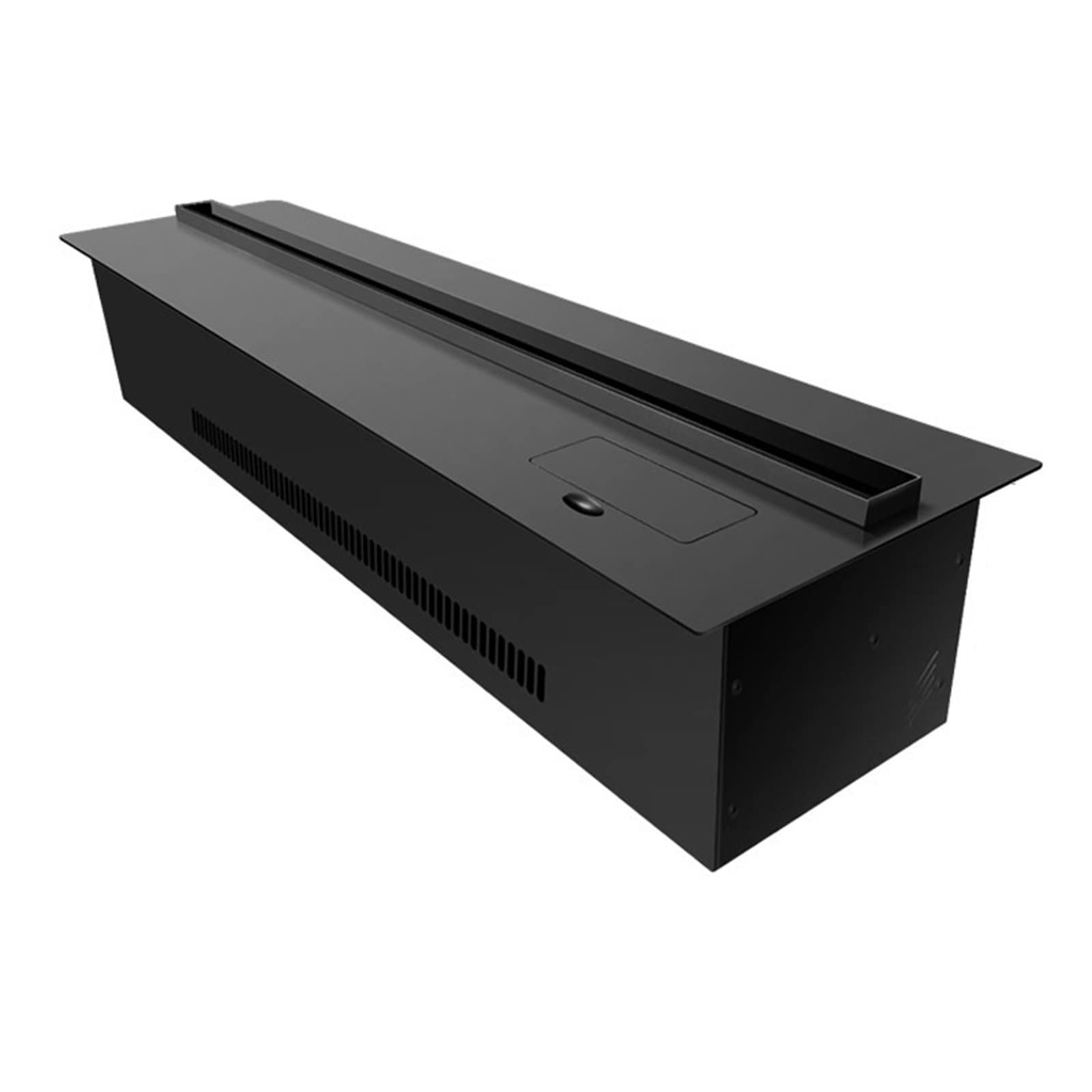 3D Simulation Flame Electric Fireplace-Wall Mounted Super Long Flame Low Noise with Anti-Drying Protection and Remote Control Home