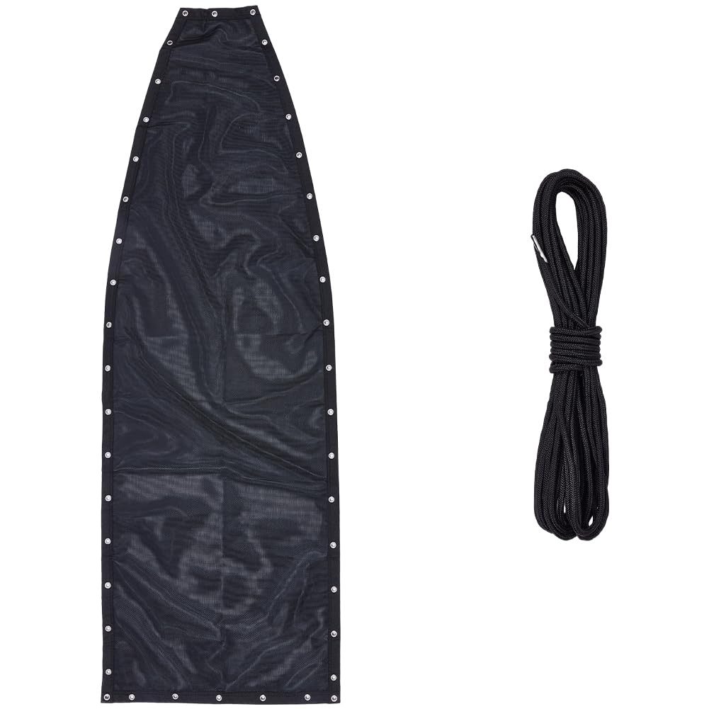 GORGECRAFT 197X64cm Sostituzione Sedia Sospesa Rete Resistente Corda Set Amaca Sedia A Dondolo Sospesa Tessuto Poliestere Sedia A Gravità Zero Tessuto di Ricambio per Cortile Chaise Longue Estate