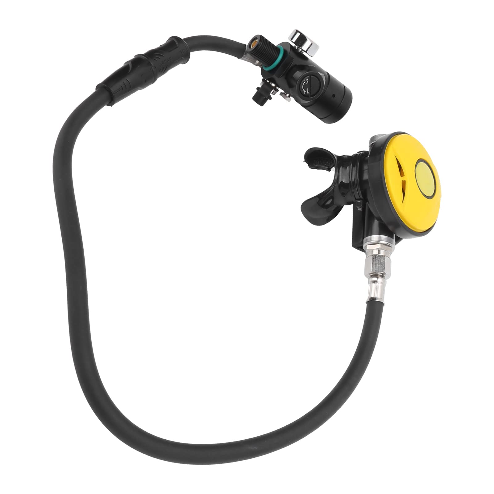 Yctze Annonce DIDEEP Ensemble d'équipement de Plongée – Reniflard sous-Marin de 1 L avec Soupape de Décharge de étage et Régulateur de Deuxième étage X4000 Pro Expérience de Plongée Sûre et