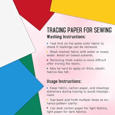 WOWOSS 115Pcs Transfer Paper, 15Pcs Tracing Paper for Sewing, 100Pcs Black Graphite Carbon Transfer Paper, 5Pcs Embossing Tool, for Wood, Fabric, Embroidery, Crafts, 9 x 11Inch