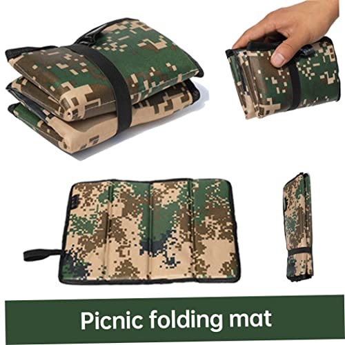 Estera plegable para picnic de espuma aislada, cojín de asiento impermeable de camping 4