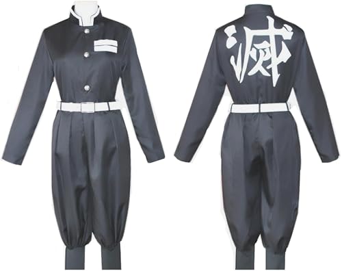 Vista 3 de Anime Costume Cosplay Green Kimono Suit Outfit Halloween Costume