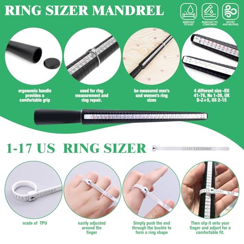 Herramientas para hacer joyas Yauhar para moldear anillos con precisión y evitar marcas 3