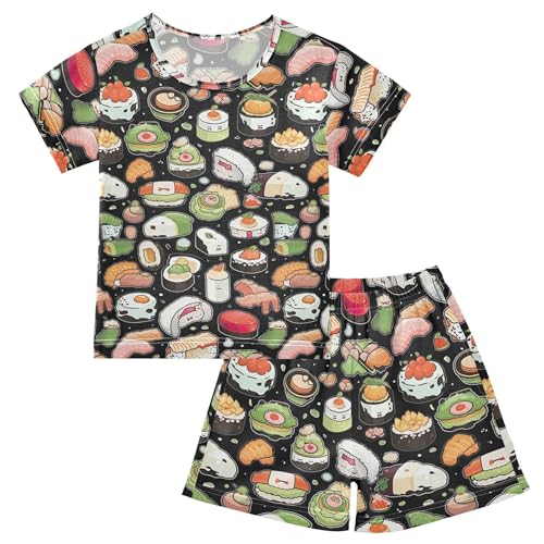 Sushi Food Pajama Set Pajamas Sleepwear Nightwear Loungewear Clothes Set B04037623