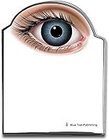 Vista 2 de Notas de globo ocular de Halloween, 10 paquetes, 100 hojas por paquete