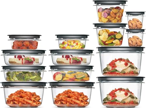 Rubbermaid 28-Piece Clear/Grey Food Storage...