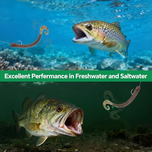 Image of Clearance Bionics-Designed Durable Soft Plastic Fishing Lures Kit with Bonus Accessories, 3 /4 /5 /6 Inch, 9-Type Lifelike Swimbaits in One Gear Set Included Tackle Box for Bass