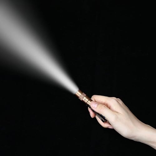 Miniatura 8 de Hortsun 10 mini linterna LED a granel con bolsillo pequeña linterna con clip para regalo al aire libre del día del padre para hombres (3.54