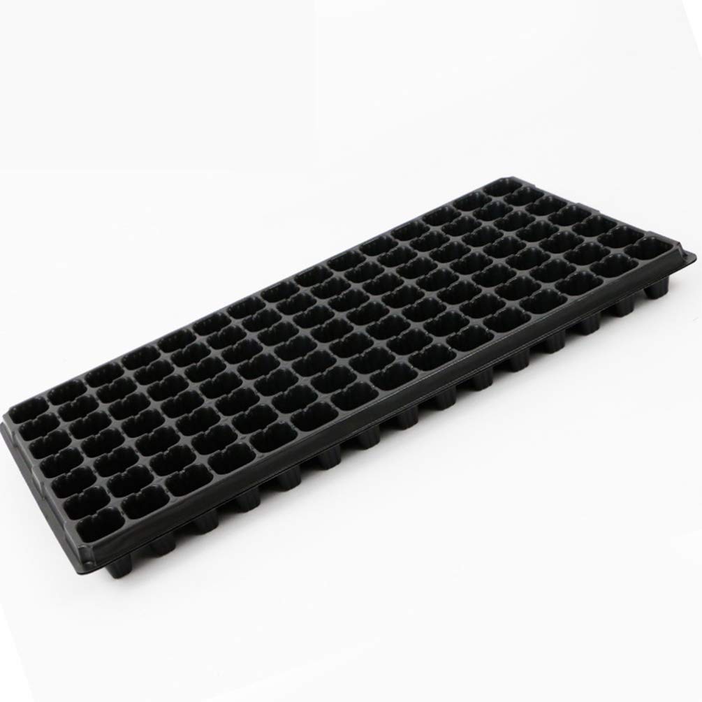 10 bandejas para semillero de Semillas, 105 células, bandejas de germinación de Semillas, bandejas de Inicio de Semillas, bandejas para Cultivo de Plantas (, 90 g)
