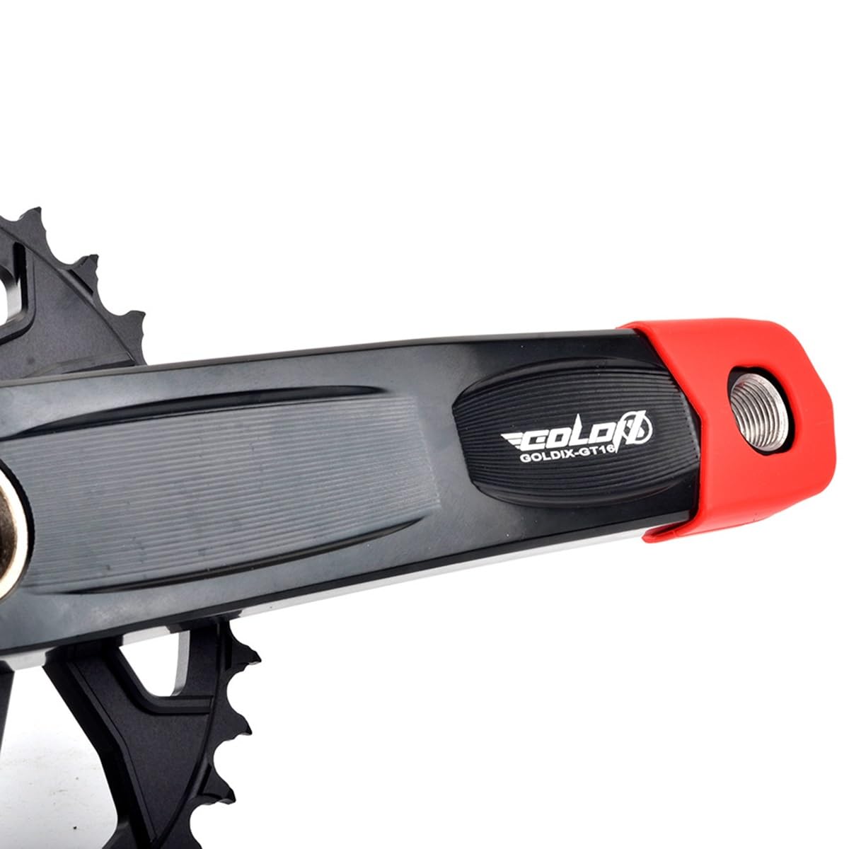 170mm/175mm MTB Platos Y Bielas Integrado Hueco Aleación De Aluminio Monoplato Bielas 30/32/34/36/38T Plato con BSABB Compatible con 10/11/12 Velocidades(Black 170mm,36T)