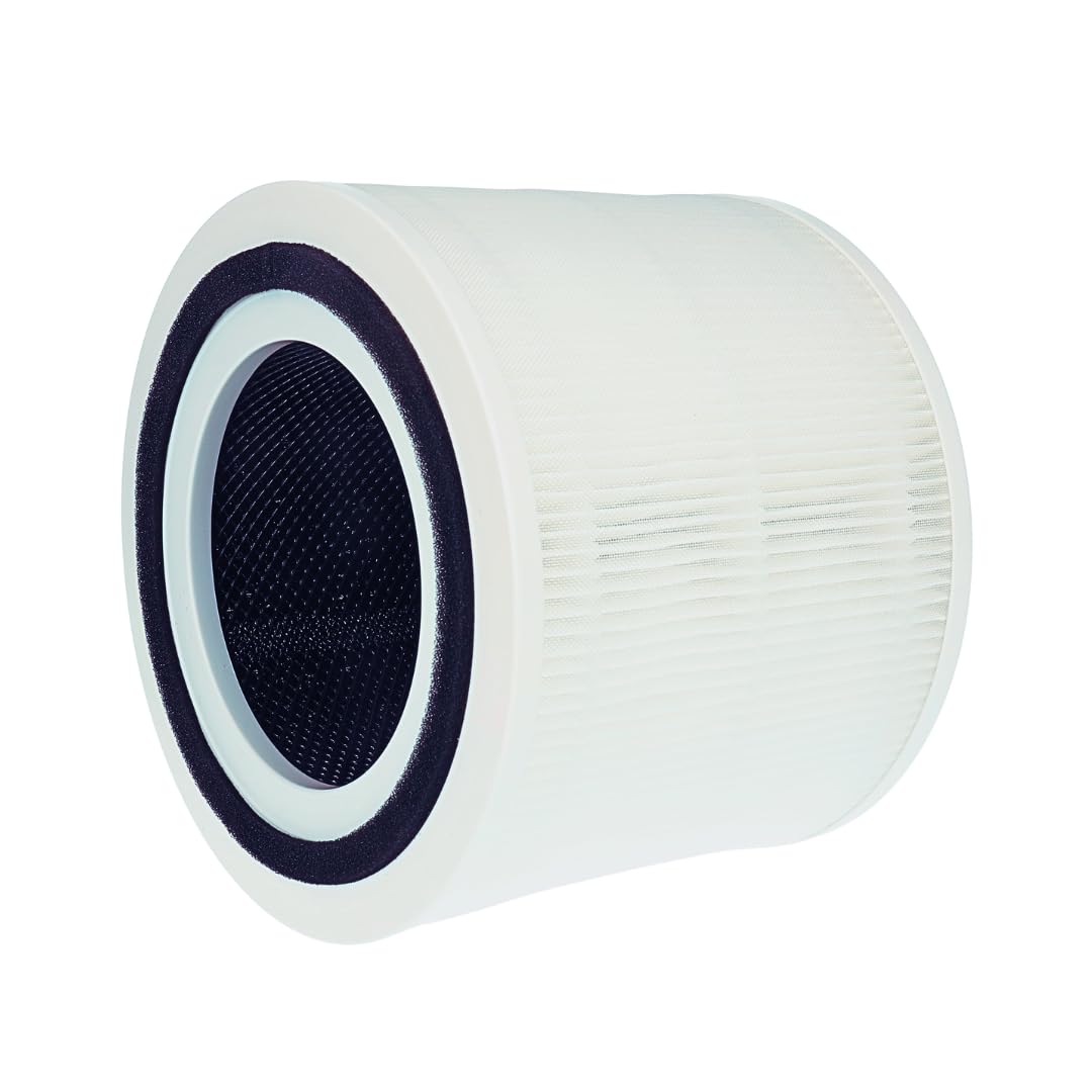 Finest-Filters Compatible Replacement Air Purifier Filter Pack of 1 OR 2 for Levoit 300S / Core 300 / Core 300-RF – 3-Stage H13 HEPA + Activated Carbon (Pack of 1 Levoit Core 300S White)