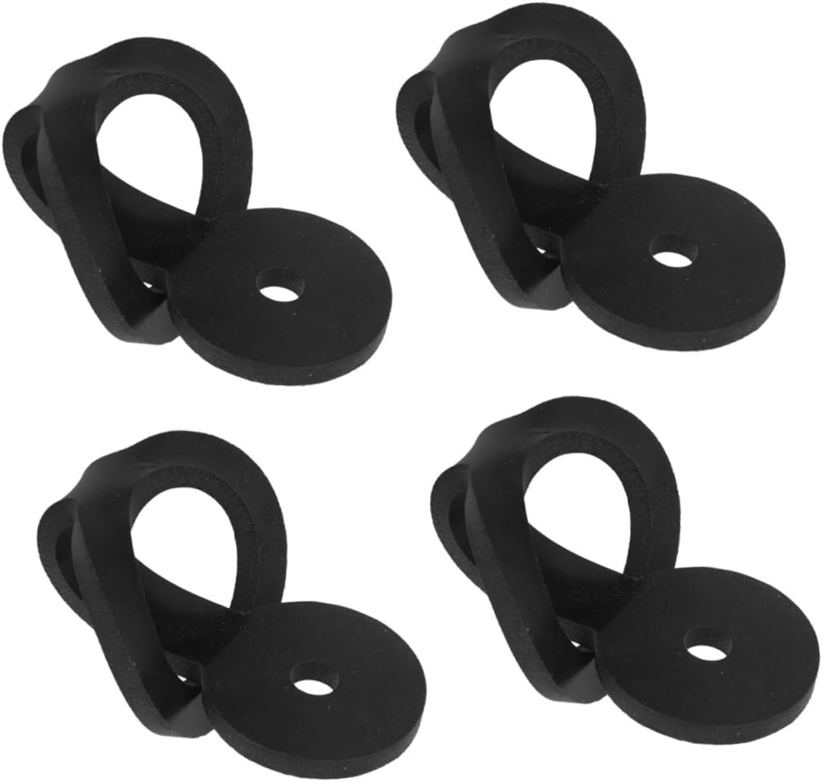 Alipis 4pcs Silicone Rv Shower Door Locks Latch Holder for Campers Trailer Door Latch Straps Rv Screen