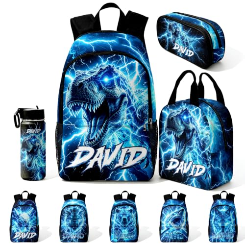 Image of Custom Kid Backpack for Boys Toddler Backpacks Back to School Bookbag Set