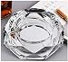 CCHAYE Cendrier cendrier cendrier cendré Cendres de Cendres de Cendres pour Cigarettes cendriers à Cigarettes de Cigarette en Plein air Porte-Cendres pour Patio/Table/décoration de la Maison-Argent_