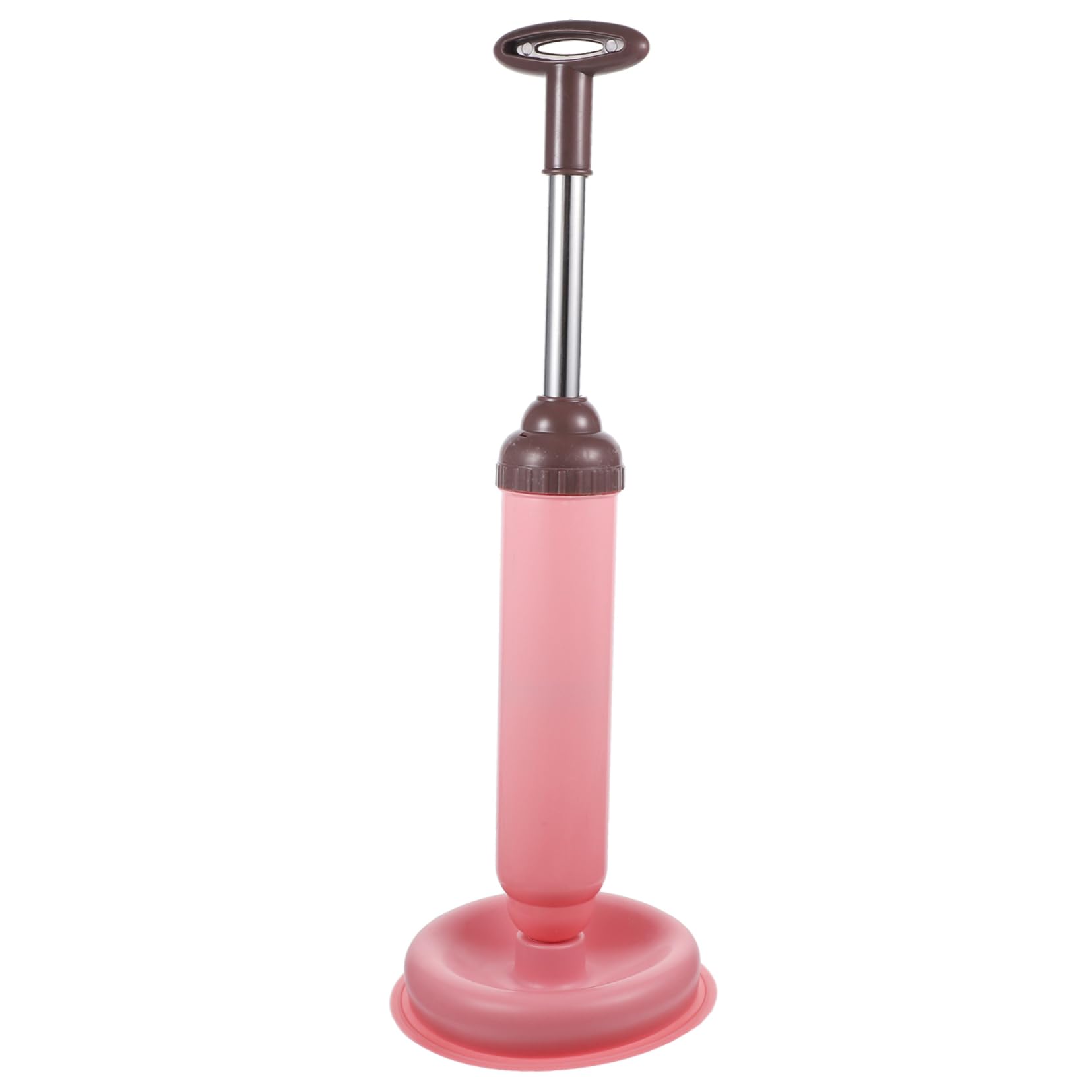 Desatascador Wc de Succión Fuerte, Ventosa Rosa para Hogar y Cocina | Pvc y Acero Inoxidable, Limpieza Sencilla, Quita Obstrucciones en Desagües y Alcantarillado