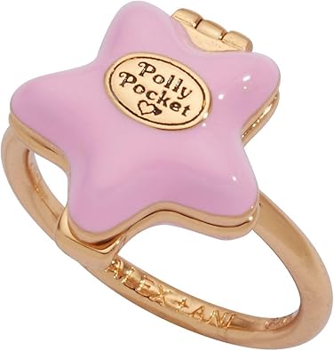Alex and Ani Polly PocketTM Jewelry Nostalgic Enamel & Resin Charms, Adjustable Fit, Nickel-Free Finish