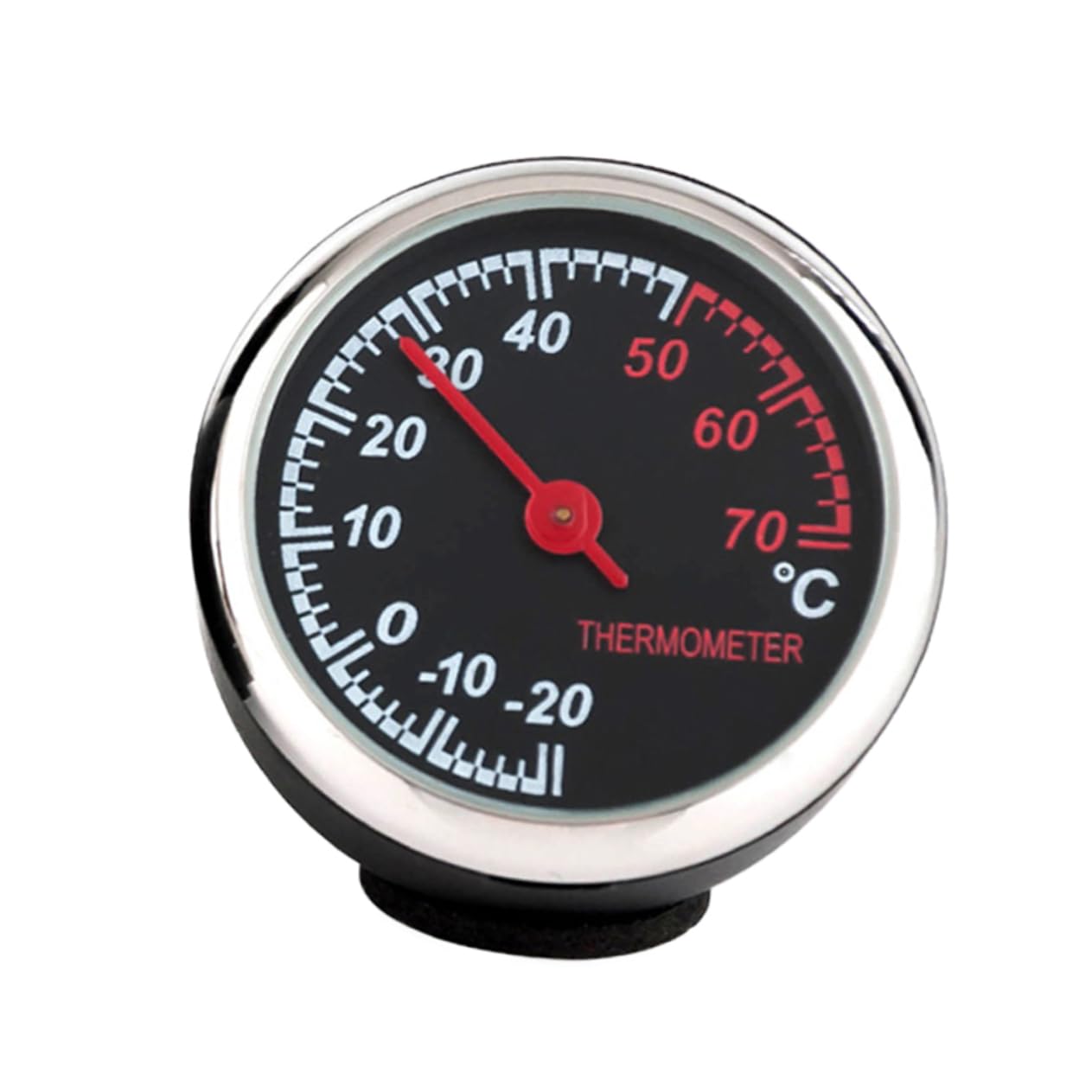 Car Thermometer Digital Ac Vent Luminous Mechanical Dashboard Decor Easy Install Fits Vent