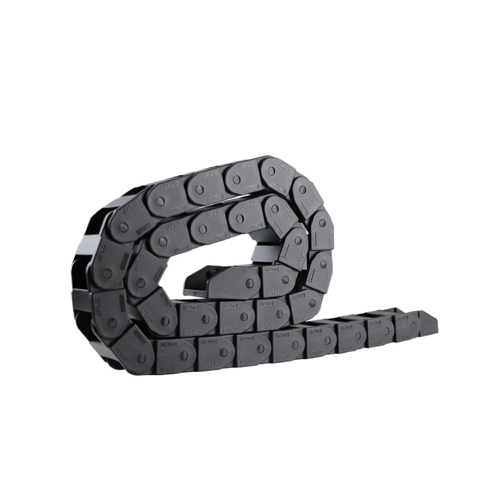 Chaînes porte-câbles 18x25 mm type pont non ouvrantes en plastique 1m pour machine - 4