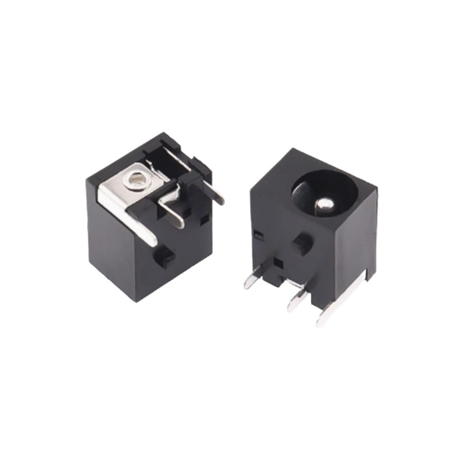 Connecteur d'alimentation CC 3 broches DC-044 à montage sur panneau robuste, 5,5 x 2,1 mm