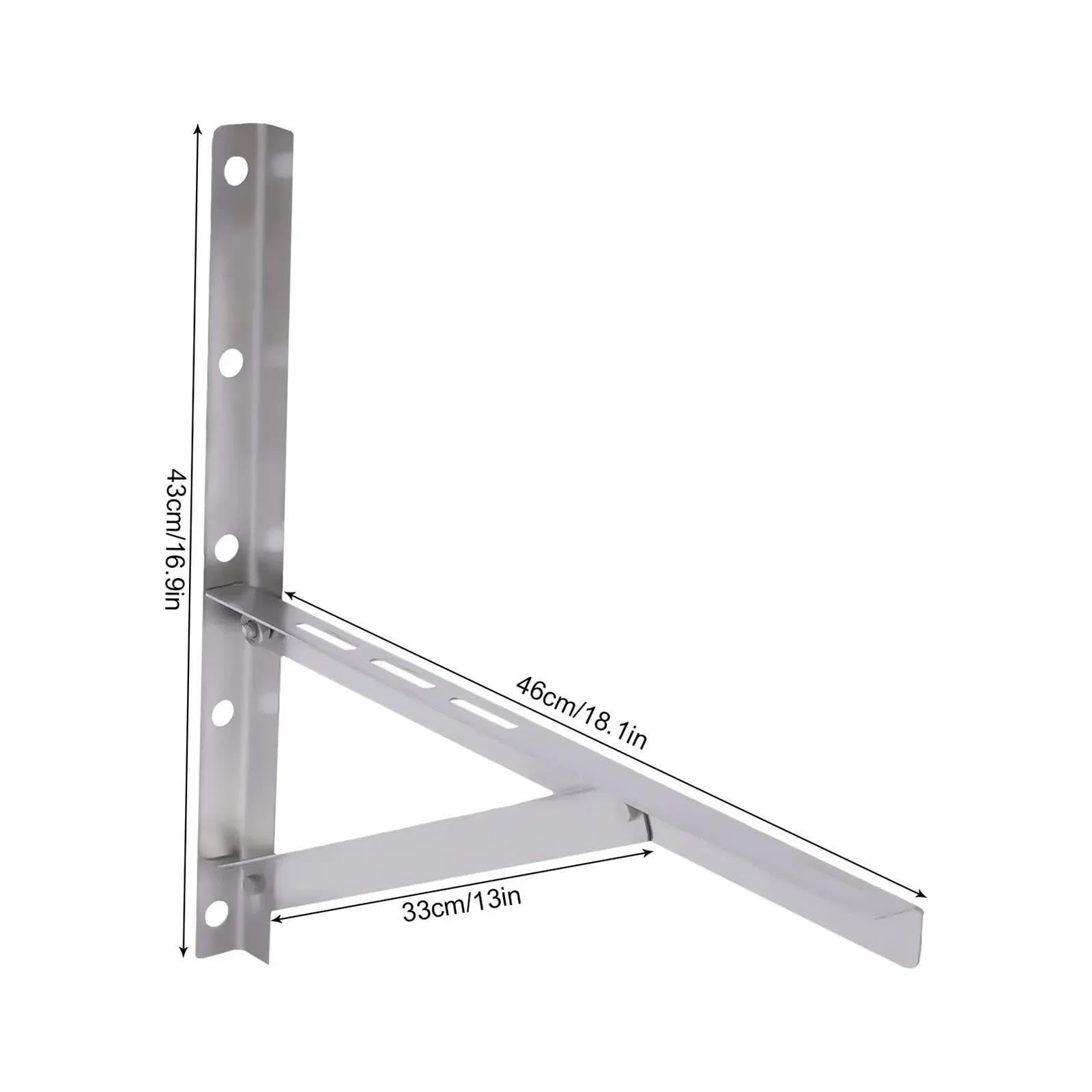 Soporte de Montaje en Pared Mini Dividido | Soporte multifuncional del aire acondicionado del acero inoxidable for Windows sin conductos y al aire libre