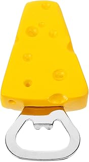 Magnetic Bottle Opener Cute Cheese Bottle Opener with Fridge Magnet Funny Beer Bottle Cap Remover for Home Bar Restaurant